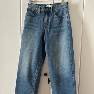 Madewell Perfect Vintage Wide leg Jeans, Size 27P